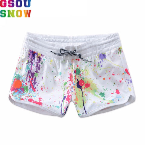 Gsou Snow Brand Summer Beach Shorts Women