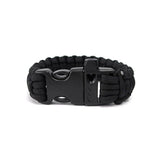 Drop Shipping 2017 Outdoor Self-rescue Parachute Cord Bracelets Whistle Survival Camping Travel Kit W30