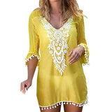 New Beach Cover Up Bikini Crochet Knitted
