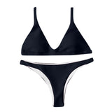 KLV bikinis women push up swimsuit bikini set
