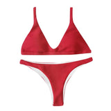 KLV bikinis women push up swimsuit bikini set